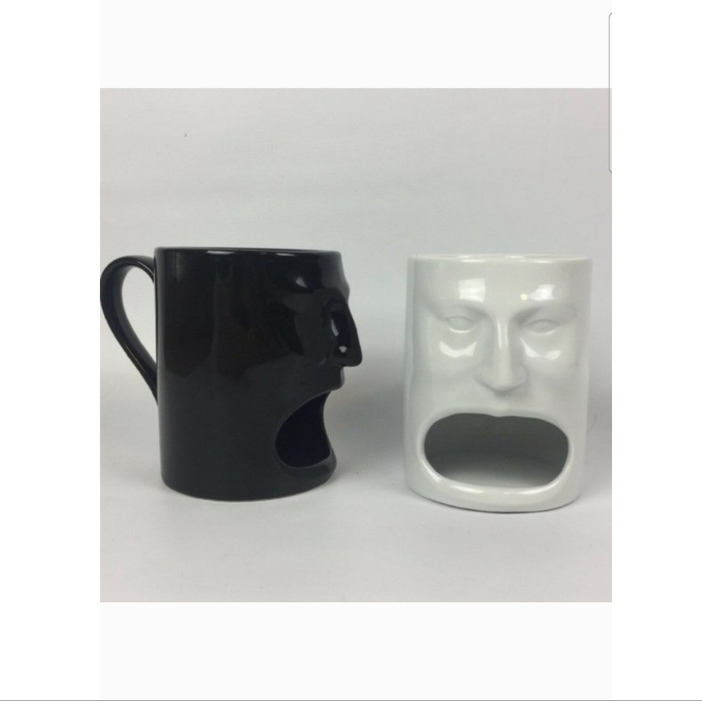 Gordon bleu set of 2 face mugs with cookie